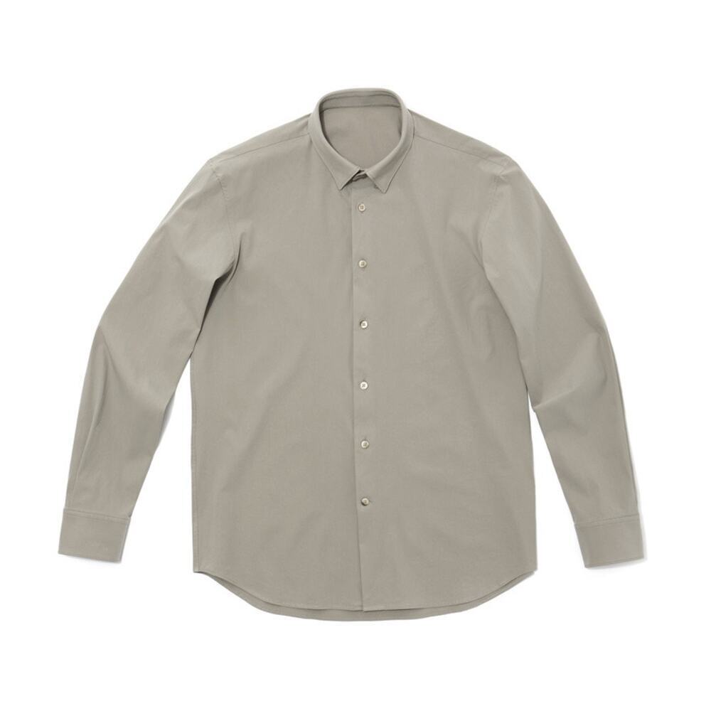Outlier Freecotton Button Down Men’s Shirt Size Small Tan Made in Portugal